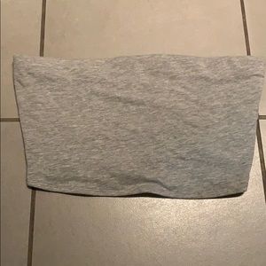 grey tube top!!